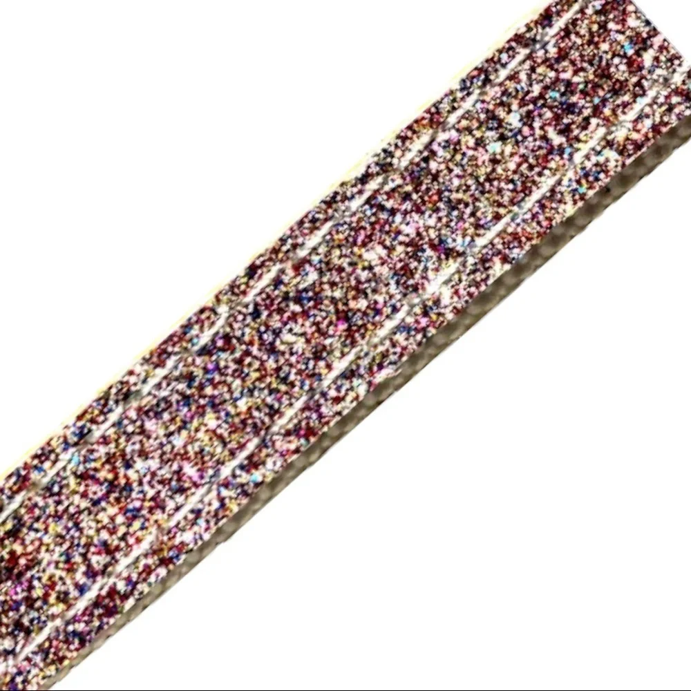 NIP GREENBRIER KENNEL CLUB PINK GLITTER CAT COLLAR WITH BELL